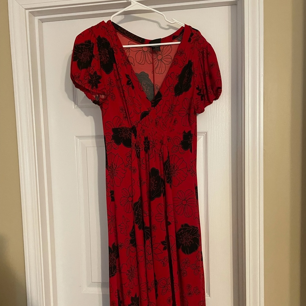 Torrid red and black dress size 0
